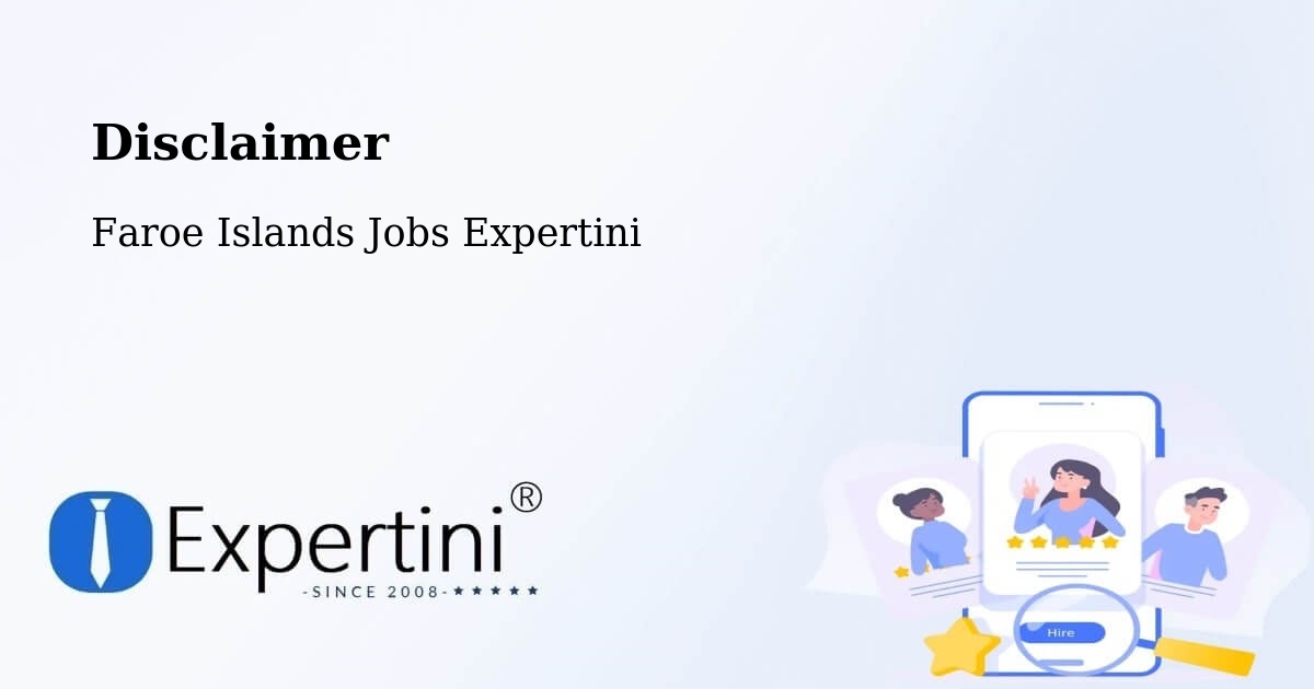 Disclaimer – Í Fámara - Faroe Islands Jobs Expertini